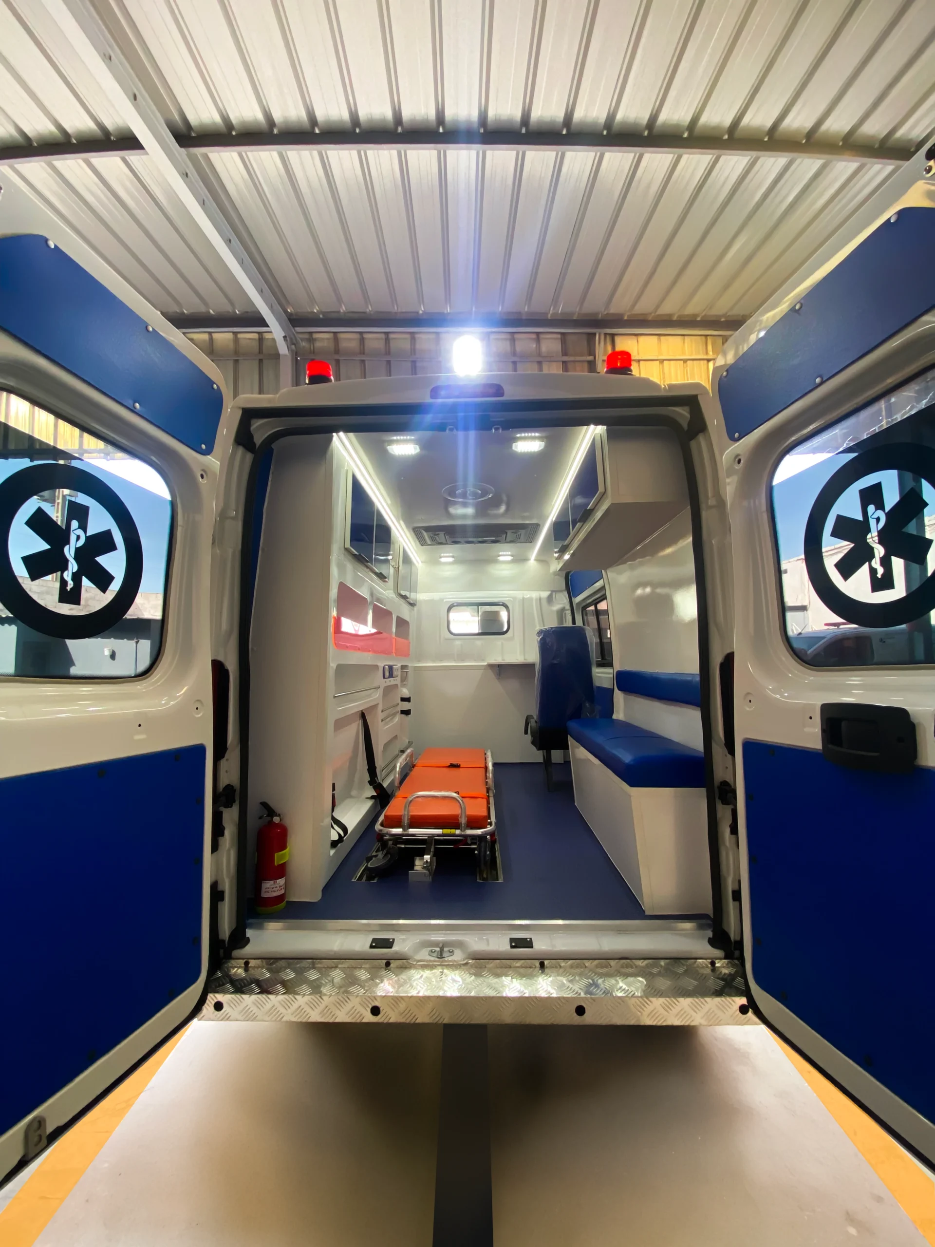Intérieur ambulance FABUS
